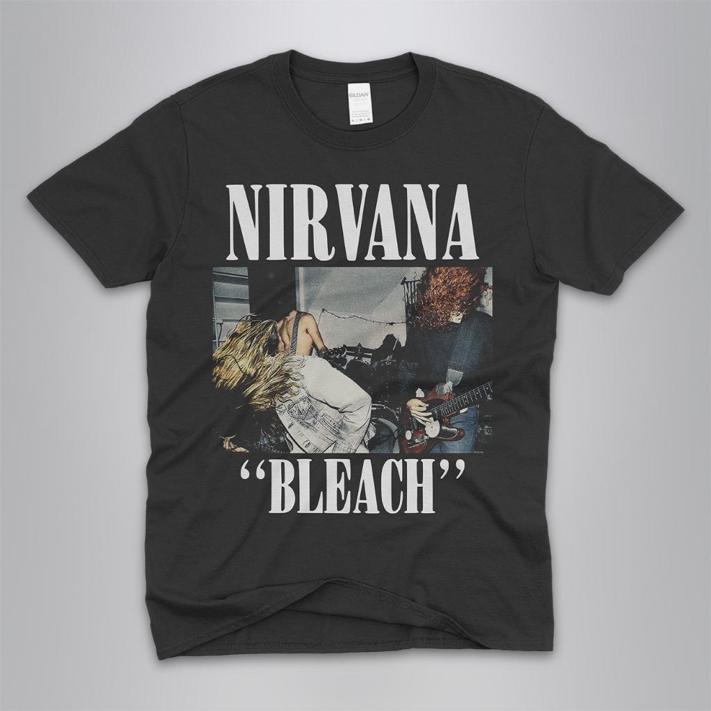 Nirvana Bleach In Color Band T-Shirt – Tee Hub